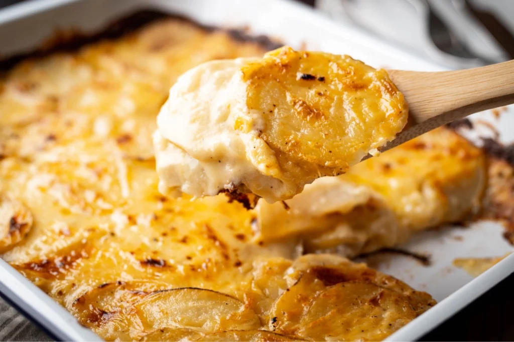 "Potato Gratin" made from Daikon Radish